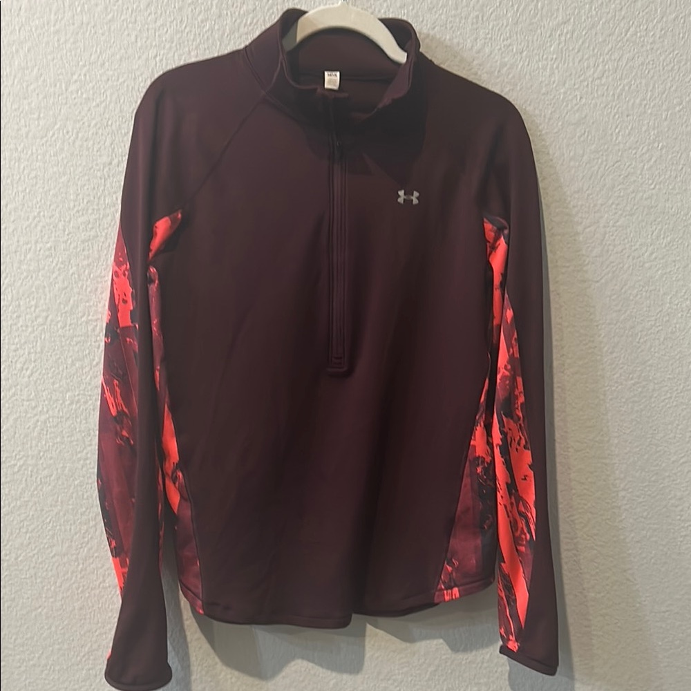 Under Armor half zip long sleeved cold‎ gear